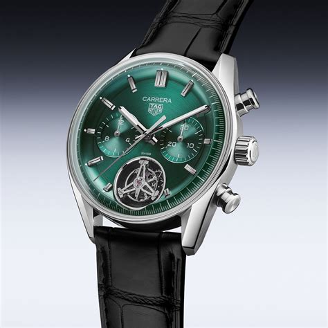 Introducing The Green Tag Heuer Carrera Chronograph Tourbillon Glassbox