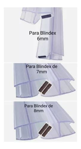 Burlete Imantado Mampara Vidrio Puerta Blindex6 7 8 1 10 Par MercadoLibre