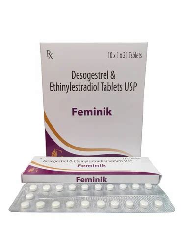 Desogestrel Ethinylestradiol Tab FEMINIK At Rs 249 Stripe