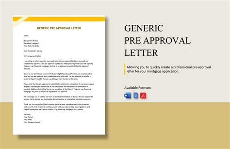 Mortgage Pre Approval Letter Template Ncejomunicipaldechinu