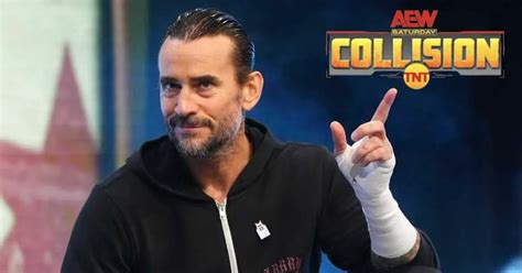 Cm Punk Reacts After Tony Khans Aew Collision Announcement R Allelite