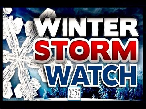 WINTER STORM WATCH ISSUED FOR PLATEAU – 3B Media News