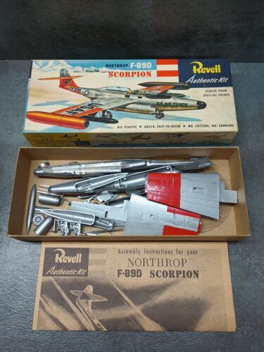 Vintage Revell Northrop F D Scorpion Model Kit H Ebay