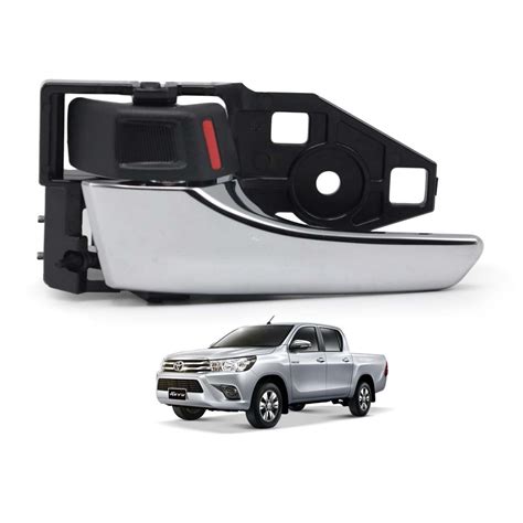 Left Door Handle Inner Interior Chrome Fits Toyota Hilux Revo SR5 2015