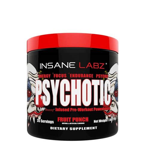 Oxido Nitrico Insane Labz Psychotic 35 Servicios