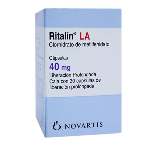 Ritalín La 40 Mg 30 Cápsulas Liberación Prolongado Walmart