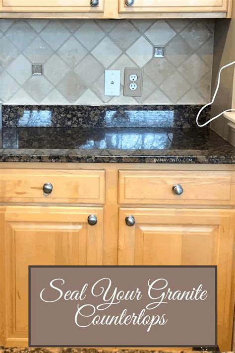 Seal Granite Countertops Using the #1 Most Affordable Method