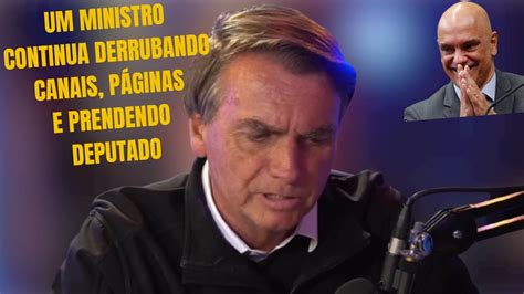 BOLSONARO COMENTA SOBRE CENSURA YouTube