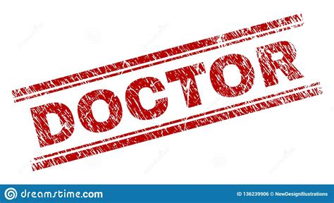 Grunge Textured Doctor Stamp Seal Stock Vector Illustration Of Doctor