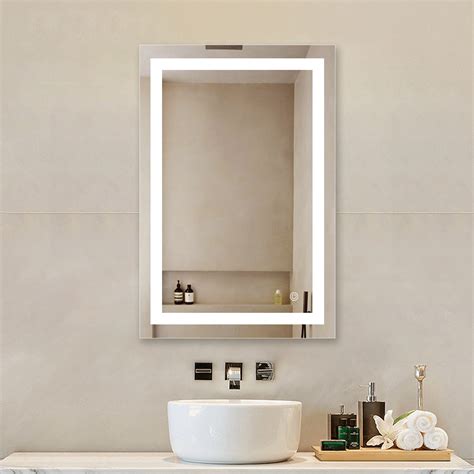 Orren Ellis Led Lighted Vanity Bathroom Mirror With Anti Fog Function For Modern Bathrooms