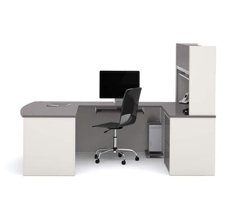 Bestar Connexion U Shaped Desk With Hutch