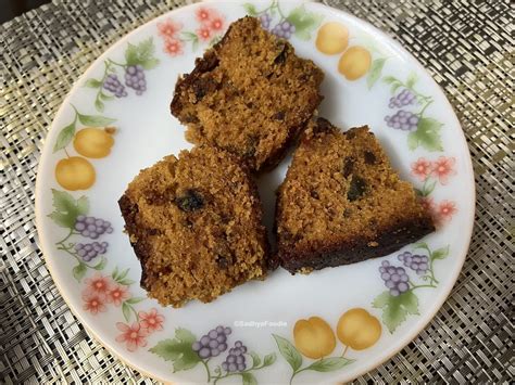 Kerala Style Fruit Cake Homemade Plum Cake