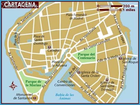 Colombia Map Tourist Attractions Travelsfinderscom