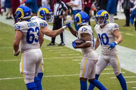 La Rams Celebrate Touchdown From Th Flickr