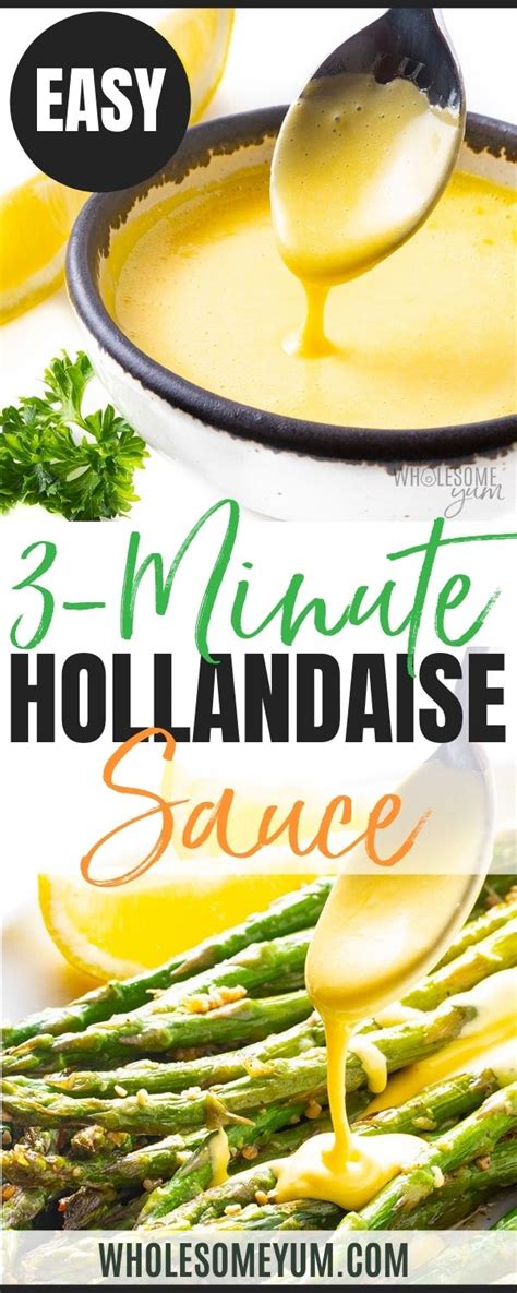 The Easiest Foolproof Hollandaise Sauce Recipe Recipe For Hollandaise Sauce Keto Diet Recipes