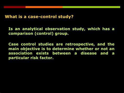 Retrospective Cohort Vs Case Control Stocknored