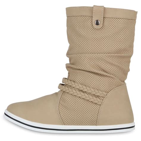 Mytrendshoe Damen Schlupfstiefel Sportliche Kaufland De