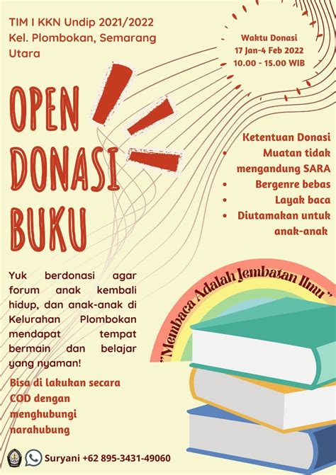 Menghidupkan Kembali Perpustakaan Desa Mahasiswa Kkn Tim Undip Buka