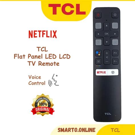 Tcl Original Tv Remote Netflix Smart Led Lcd Flat Panel Tv Evision