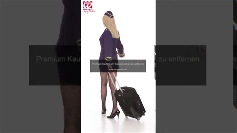 Stewardess Kost M Flugbegleiterin Pilotin Youtube