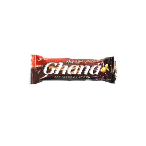 ШОКОЛАДНЫЙ БАТОНЧИК LOTTE GHANA CHOCO BAR (PEANUT), Вес 50 гр. - купить ...