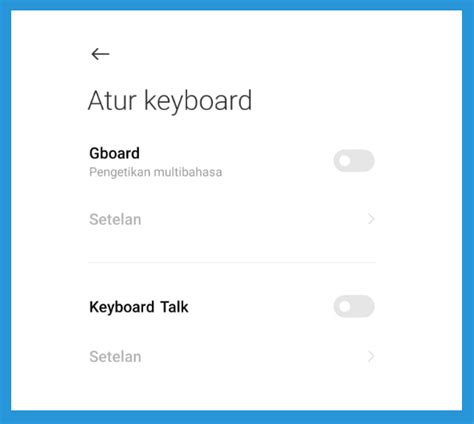 Cara Setting Keyboard Hp Xiaomi TintaTeras