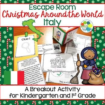 Escape Room Christmas Around The World Italy By Apples To Applique