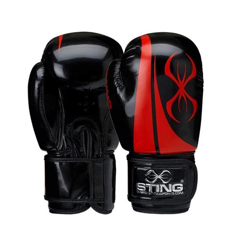 Sting Armalite Boxing Gloves Blackred