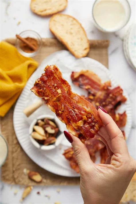 baked maple bacon food faith fitness
