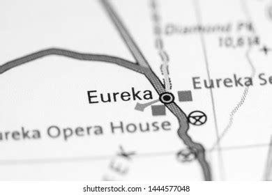 Eureka Nevada Usa On Map Stock Photo 1444577048 | Shutterstock