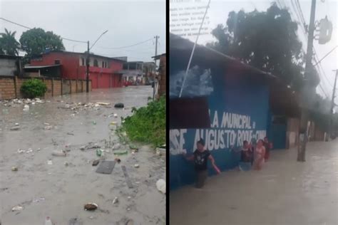 Chuva causa alagamentos e desabamentos nesta terça feira 13 em