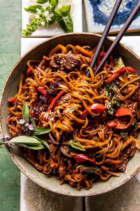 20 Minute Korean Beef Sesame Noodles Half Baked Harvest