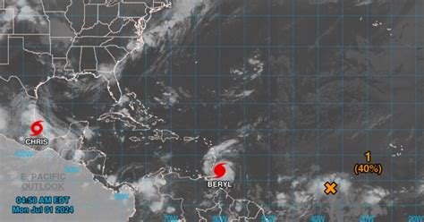 Huracán Beryl Desciende A Categoría 3 Pero Mantiene Su Peligrosidad