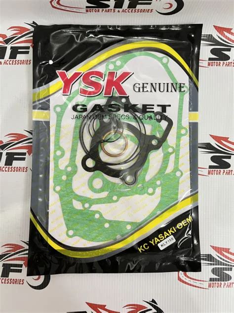 SIF OVERHAULING GASKET SET KAWASAKI KLX150 YSK Lazada PH