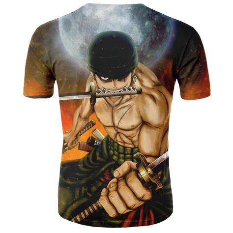 One Piece Roronoa Zoro D Print T Shirt