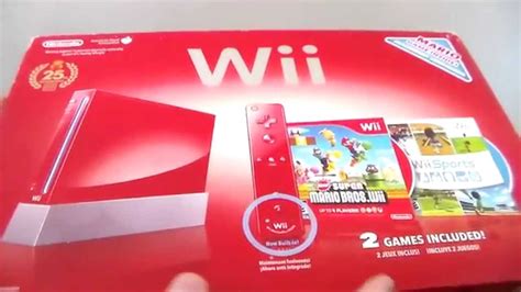 Nintendo Wii Red 25 Th Anniversary Super Mario Bros Lagoagrio Gob Ec