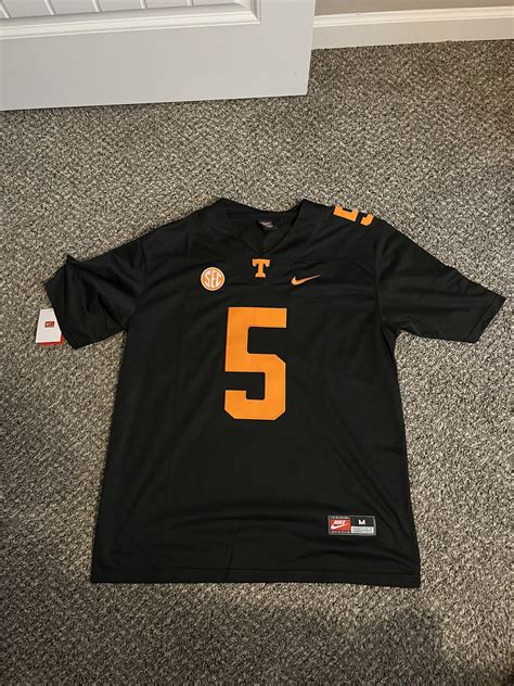 Tennessee Volunteers Black Hendon Hooker Jersey SidelineSwap