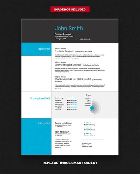 Premium Vector Modern Resume Or Cv Template