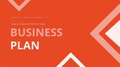 Minimal Business Plan Powerpoint Template Etsy