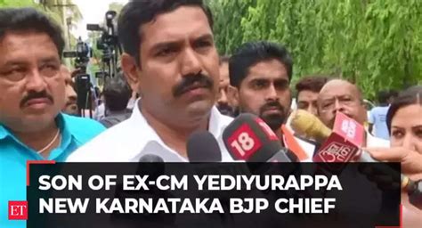 Karnataka Bjp Appoints Vijayendra Son Of Ex Cm Yediyurappa New State President The Economic