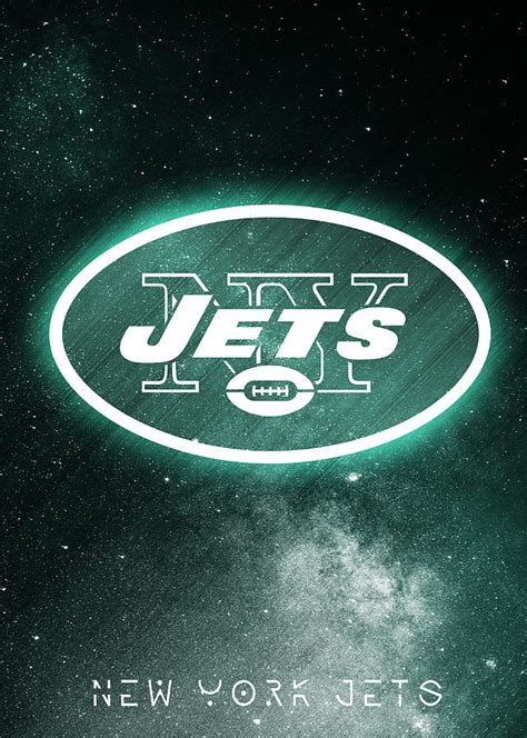 New York Jets Galaxy Logo Art Digital Art by William Ng - Fine Art America