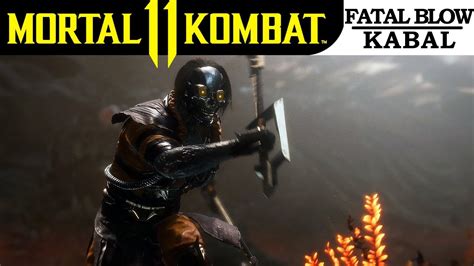 Mortal Kombat 11 Kabal Fatal Blow Scene Youtube