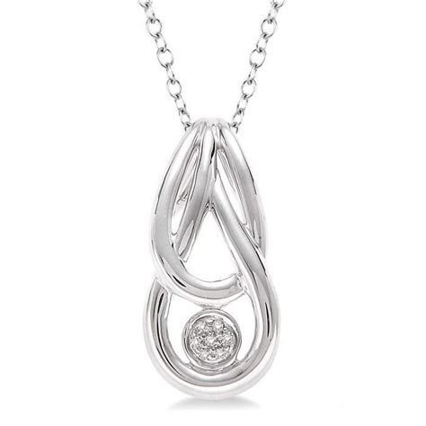 Silver Diamond Fashion Pendant Dunkin S Diamonds