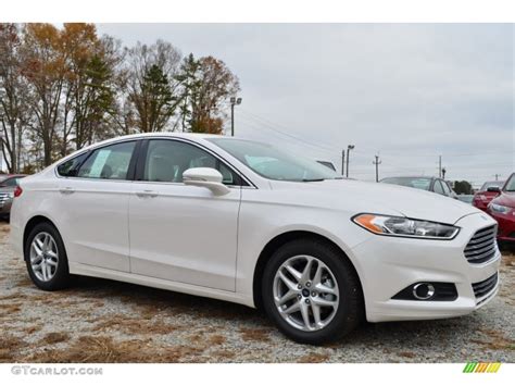 2014 White Platinum Ford Fusion SE EcoBoost 88192546 GTCarLot