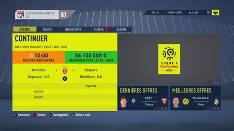 Live Carri Re Manager Fifa Ep Difficile Pour Olympique