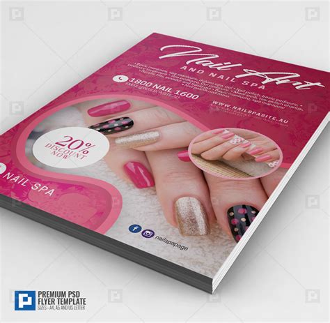 Nail Spa And Salon Flyer Psdpixel