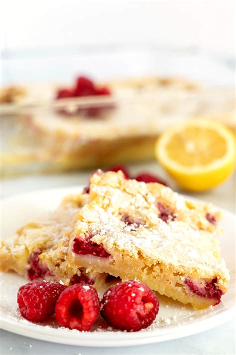 Raspberry Lemon Bars Bunnys Warm Oven