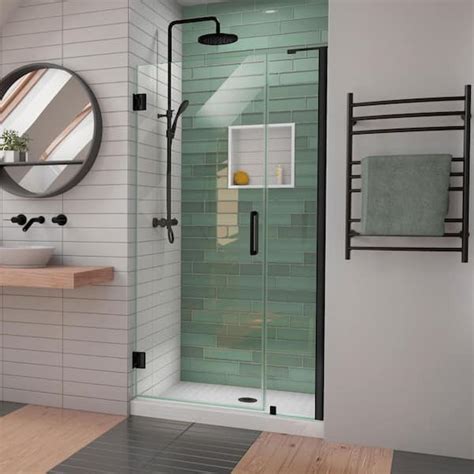 Dreamline Unidoor Ls 35 36 In W X 72 In H Frameless Hinged Shower