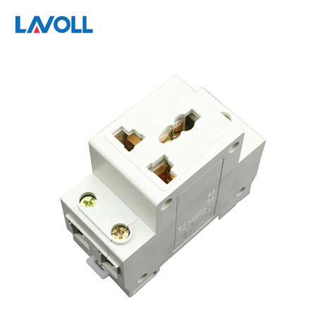 Free Shipping Ac Series Three Phase Socket Plug Mm Din Rail Mount