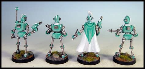 Pulp Sci-Fi Robot Centurions : Painted Hydra Miniatures Robots ...